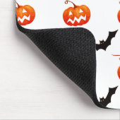 Tapis De Souris Citrouilles et chauves-souris d'Halloween, Trou ou (Coin)