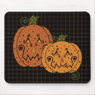Tapis De Souris Citrouilles Mousepad de nuit étoilée