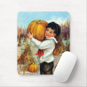 Tapis De Souris Citrouilles vintages (Avec souris)