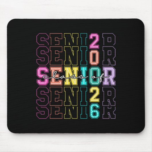 Tapis De Souris Cl Of 2026 Senior 2026 Back To School 2026 Graduat (Devant)