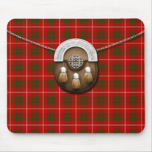 Tapis De Souris Clan Bruce Tartan Et Sporran