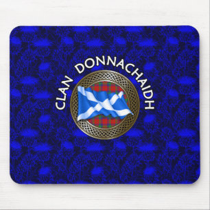 Tapis De Souris Clan Donnachaidh Robertson Tartan Knot & Flag