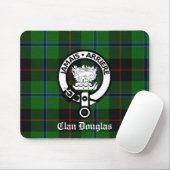 Tapis De Souris Clan Douglas Tartan Crest (Avec souris)