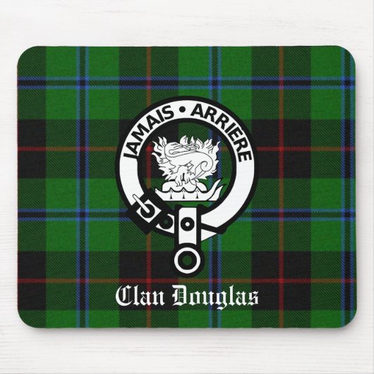 Tapis De Souris Clan Douglas Tartan Crest (Devant)