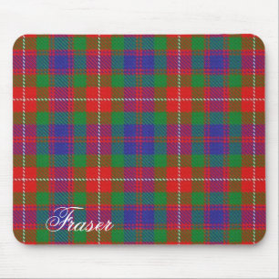 Tapis De Souris Clan écossais majestueux Fraser de tartan de Lova
