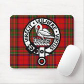 Tapis De Souris Clan écossais Stuart Tartan et Crest (Avec souris)