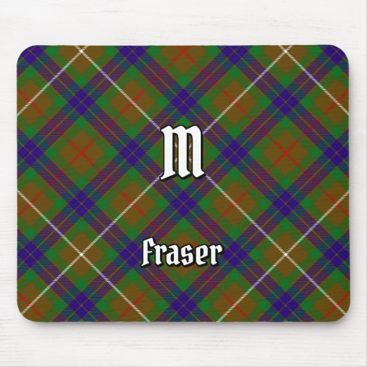Tapis De Souris Clan Fraser Chasse Tartan Pad Souris (Devant)