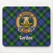 Tapis De Souris Clan Gordon Crest sur Tartan (Devant)