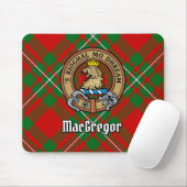 Tapis De Souris Clan Gregor Crest sur Tartan (Avec souris)