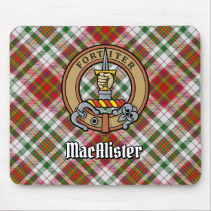 Tapis De Souris Clan MacAlister Crest sur le tatan de robe