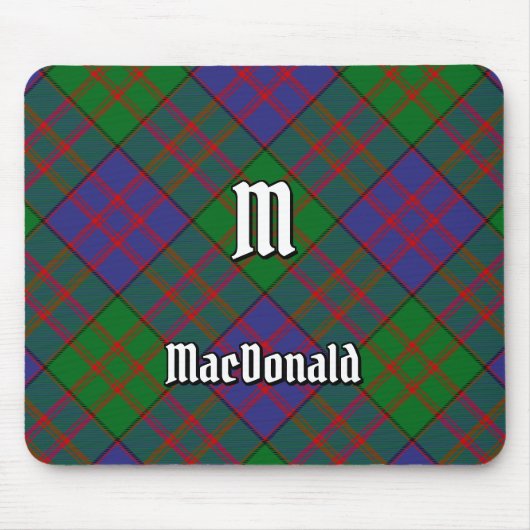 Tapis De Souris Clan MacDonald Tartan Souris (Devant)