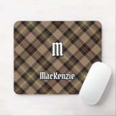 Tapis De Souris Clan MacKenzie Chasse Brown Tartan Souris (Avec souris)