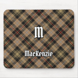 Tapis De Souris Clan MacKenzie Chasse Brown Tartan Souris