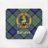 Tapis De Souris Clan MacLaren Crest sur Tartan (Avec souris)