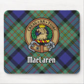 Tapis De Souris Clan MacLaren Crest sur Tartan (Devant)