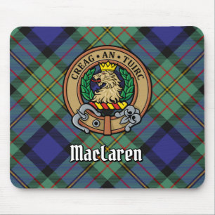 Tapis De Souris Clan MacLaren Crest sur Tartan