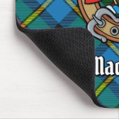 Tapis De Souris Clan MacLeod Crest sur la chasse Tartan (Coin)