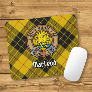 Tapis De Souris Clan MacLeod de Lewis Crête sur Tartan