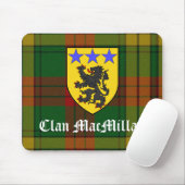 Tapis De Souris Clan MacMillan Tartan & COA Mousepad (Avec souris)