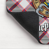 Tapis De Souris Clan MacPherson Crest sur la chasse Tartan (Coin)