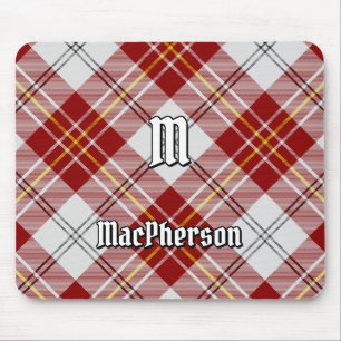 Tapis De Souris Clan MacPherson Robe Rouge Tartan Pad