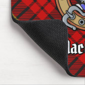 Tapis De Souris Clan MacQueen Crest sur Tartan (Coin)