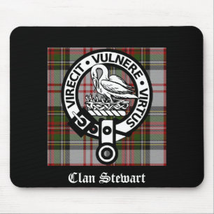 Tapis De Souris Clan Stewart Crest & Tartan