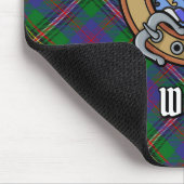Tapis De Souris Clan Wood Crest sur Tartan (Coin)