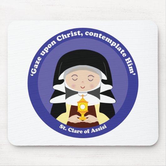 Tapis De Souris Clare d'Assise (Devant)