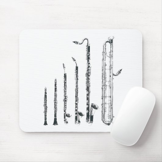 Tapis De Souris clarinettes (Avec souris)