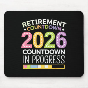 Tapis De Souris Classe de retraite de 2026 Compte à rebours des en