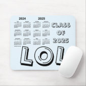 Tapis De Souris Classe du calendrier scolaire 2025 par Janz Alice  (Avec souris)