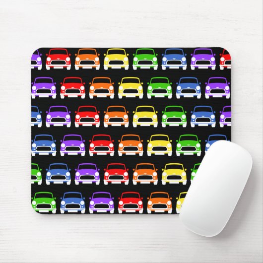 Tapis De Souris Classic Austin Mini Cooper Rainbow Mouse pad (Avec souris)