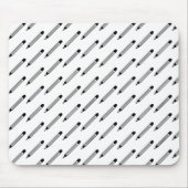 Tapis De Souris Classic crayon noir et blanc (Devant)