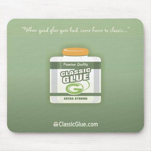 Tapis De Souris ClassicGlue Mousepad (Devant)