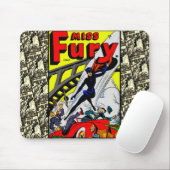 Tapis De Souris Classique 1940 Miss Fury Comics Mousepad (Avec souris)