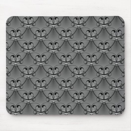 Tapis De Souris Classique gris foncé Glam Mousepad (Devant)
