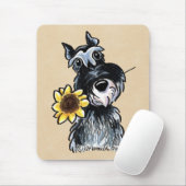Tapis De Souris Classique Sunny Schnauzer (Avec souris)
