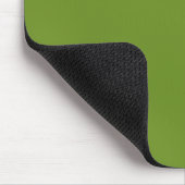 Tapis de souris classique vert olive uni (Coin)
