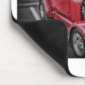 Tapis De Souris Classique Vintage Personnalisé Classique Rouge Hot (Coin)