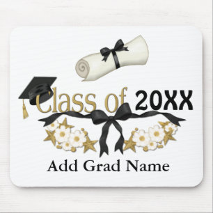 Tapis De Souris Classy Graduation Floral