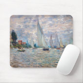 Tapis De Souris Claude Monet - Bateaux Regatta à Argenteuil (Avec souris)