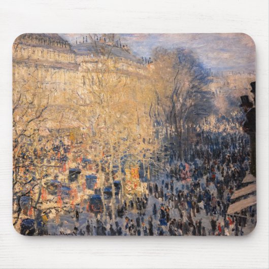 Tapis De Souris Claude Monet - Boulevard des Capucines à Paris (Devant)