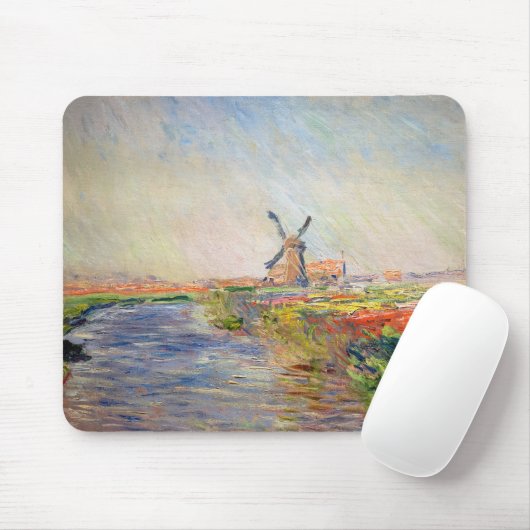 Tapis De Souris Claude Monet - Champ de Tulipes en Hollande (Avec souris)