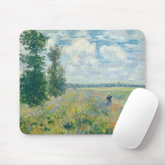 Tapis De Souris Claude Monet - Champs de pavot près d'Argenteuil ( (Avec souris)