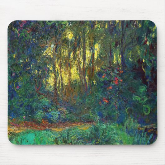 Tapis De Souris Claude Monet - Coin d'un étang avec des Nénuphars (Devant)