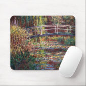 Tapis De Souris Claude Monet - Eau Lily étang, Harmonie rose (Avec souris)