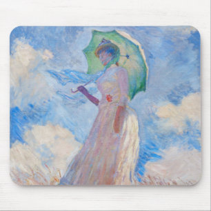 Tapis De Souris Claude Monet - Femme au parasol/ombrella