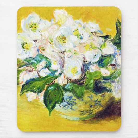 Tapis De Souris Claude Monet flowers floral paint (Devant)