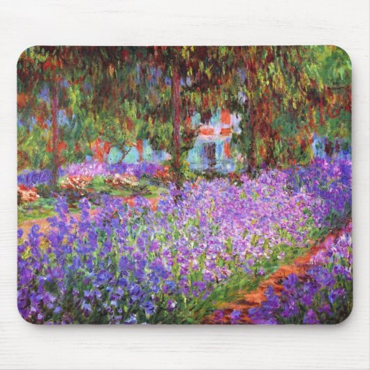 Tapis De Souris Claude Monet Garden (Devant)